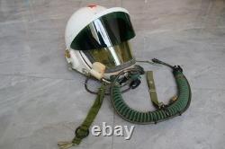 Rare Air Force Fighter Pilot Flight Helmet, Rare Yellow Sun Visor