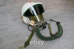 Rare Air Force Fighter Pilot Flight Helmet, Rare Yellow Sun Visor