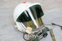 Rare Air Force Fighter Pilot Flight Helmet, Rare Yellow Sun Visor