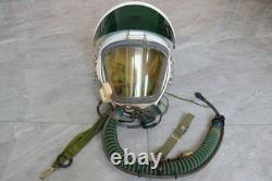 Rare Air Force Fighter Pilot Flight Helmet, Rare Yellow Sun Visor
