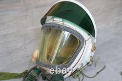 Rare Air Force Fighter Pilot Flight Helmet, Rare Yellow Sun Visor