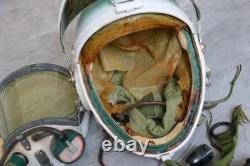 Rare Air Force Fighter Pilot Flight Helmet, Rare Yellow Sun Visor