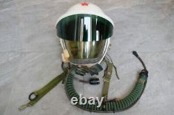 Rare Air Force Fighter Pilot Flight Helmet TK-1, Rare Yellow Face Shield