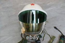 Rare Air Force Fighter Pilot Flight Helmet TK-1, Rare Yellow Face Shield