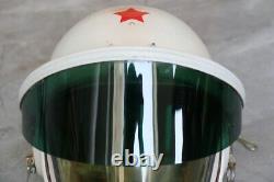 Rare Air Force Fighter Pilot Flight Helmet TK-1, Rare Yellow Face Shield