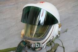 Rare Air Force Fighter Pilot Flight Helmet TK-1, Rare Yellow Face Shield