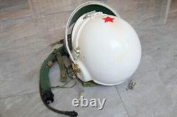 Rare Air Force Fighter Pilot Flight Helmet TK-1, Rare Yellow Face Shield