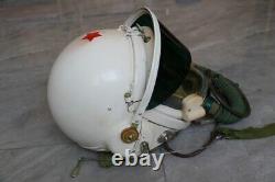 Rare Air Force Fighter Pilot Flight Helmet TK-1, Rare Yellow Face Shield