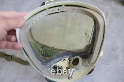 Rare Air Force Fighter Pilot Flight Helmet TK-1, Rare Yellow Face Shield