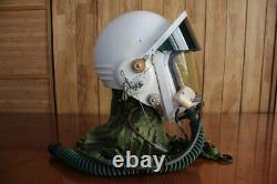 Rare Air Force Fighter Pilot Flight Helmet // Yellow Face Shield // Only 1 set