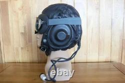 Rare Early Original MiG/Su Pilot Leather Flight Helmet, Aviation Goggles