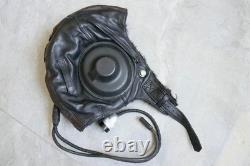Rare Early Original MiG/Su Pilot Leather Flight Helmet, Aviation Goggles