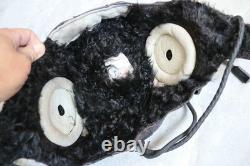 Rare Early Original MiG/Su Pilot Leather Flight Helmet, Aviation Goggles