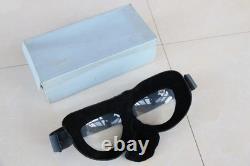 Rare Early Original MiG/Su Pilot Leather Flight Helmet, Aviation Goggles