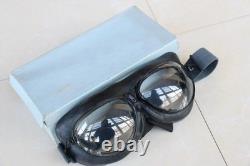 Rare Early Original MiG/Su Pilot Leather Flight Helmet, Aviation Goggles