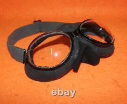 Rare Fighter Pilot Aviation Flight Helmet Goggles 0103