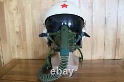 Rare Fighter Pilot Flying Helmet Tk-2A(1#/largest) Oxygen Mask 6505