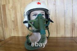 Rare Fighter Pilot Flying Helmet Tk-2A(1#/largest) Oxygen Mask 6505