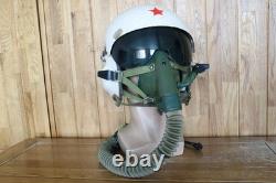Rare Fighter Pilot Flying Helmet Tk-2A Oxygen Mask Ym-6505