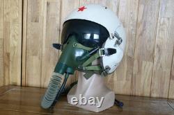 Rare Fighter Pilot Flying Helmet Tk-2A Oxygen Mask Ym-6505