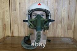 Rare Fighter Pilot Flying Helmet Tk-2A Oxygen Mask Ym-6505