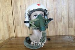 Rare Fighter Pilot Flying Helmet Tk-2A Oxygen Mask Ym-6505