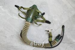 Rare Fighter Pilot Flying Helmet Tk-2A Oxygen Mask Ym-6505
