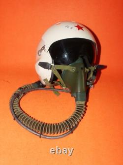 Rare Fighter Pilot Flying Helmet Tk-2A Oxygen Mask Ym-6505 Ym- 6512