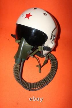 Rare Fighter Pilot Flying Helmet Tk-2A Oxygen Mask Ym-6505 Ym- 6512