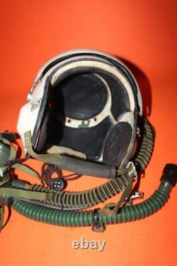 Rare Fighter Pilot Flying Helmet Tk-2A Oxygen Mask Ym-6505 Ym- 6512