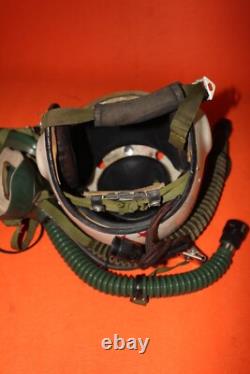 Rare Fighter Pilot Flying Helmet Tk-2A Oxygen Mask Ym-6505 Ym- 6512