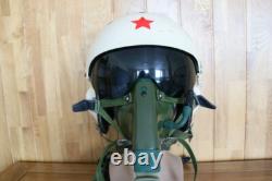 Rare Fighter Pilot Protection Helmet Tk-2A(1#/58) Oxygen Mask Ym-6505
