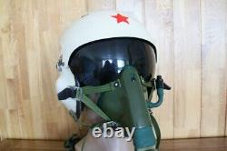 Rare Fighter Pilot Protection Helmet Tk-2A(1#/58) Oxygen Mask Ym-6505