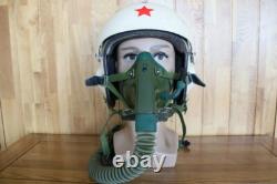 Rare Fighter Pilot Protection Helmet Tk-2A(1#/58) Oxygen Mask Ym-6505