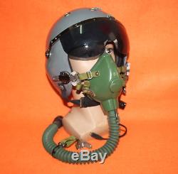 Rare Flight Helmet Naval Aviator Pilot Helmet Oxygen Mask Ym-6512m 1#