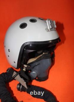Rare Flight Helmet SU- 27/ 30 Air Force Fighter Pilot Oxygen Mask
