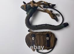 Rare Soviet Aviation Pilot KM 30 M Mask Size 1 +Oxygen Bladder Set