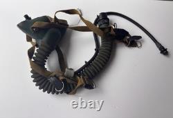 Rare Soviet Aviation Pilot KM 30 M Mask Size 1 +Oxygen Bladder Set