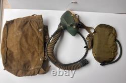 Rare Soviet Aviation Pilot KM 30 M Mask Size 5 +Oxygen +Bladder + Original Bag