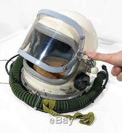 Rare Soviet flight pilot helmet 4 Air Force space suit Russian MIG GSH-6 aviator