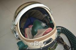 Rare Surplus High Altitude Fighter Pilot Flight Helmet, Sun-visor, Anti G Suit