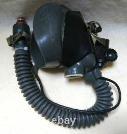 Rare USAF Flight Helmet Oxygen Mask MS22001 Size M Excellent Condition F/S
