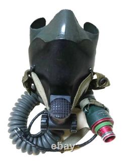 Rare USAF Flight Helmet Oxygen Mask MS22001 Size M Excellent dot button