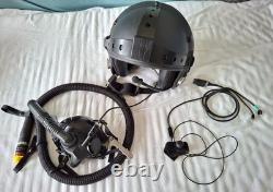 Rare nato pilots rare carbon experimental pilot flight helmet nvg helicopter jet