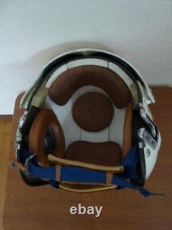 Real USA War APH-6 Pilot Flight Helmet Aviation Helmet LARGE Size 1111