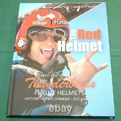 Red Helmet Usaf Thunderbirds P-3 Toptex Gentex Jet Pilot Flight Reference Book