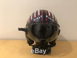 Replica custom Top Gun 2 Maverick HGU pilot flight helmet