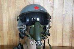 Retired Air Force Fighter Pilot Flight Helmet, Face Mask Ym-6505 Only $329