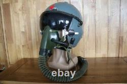 Retired Air Force Fighter Pilot Flight Helmet, Face Mask Ym-6505 Only $329