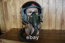 Retired Air Force Fighter Pilot Flight Helmet, Face Mask Ym-6505 Only $329